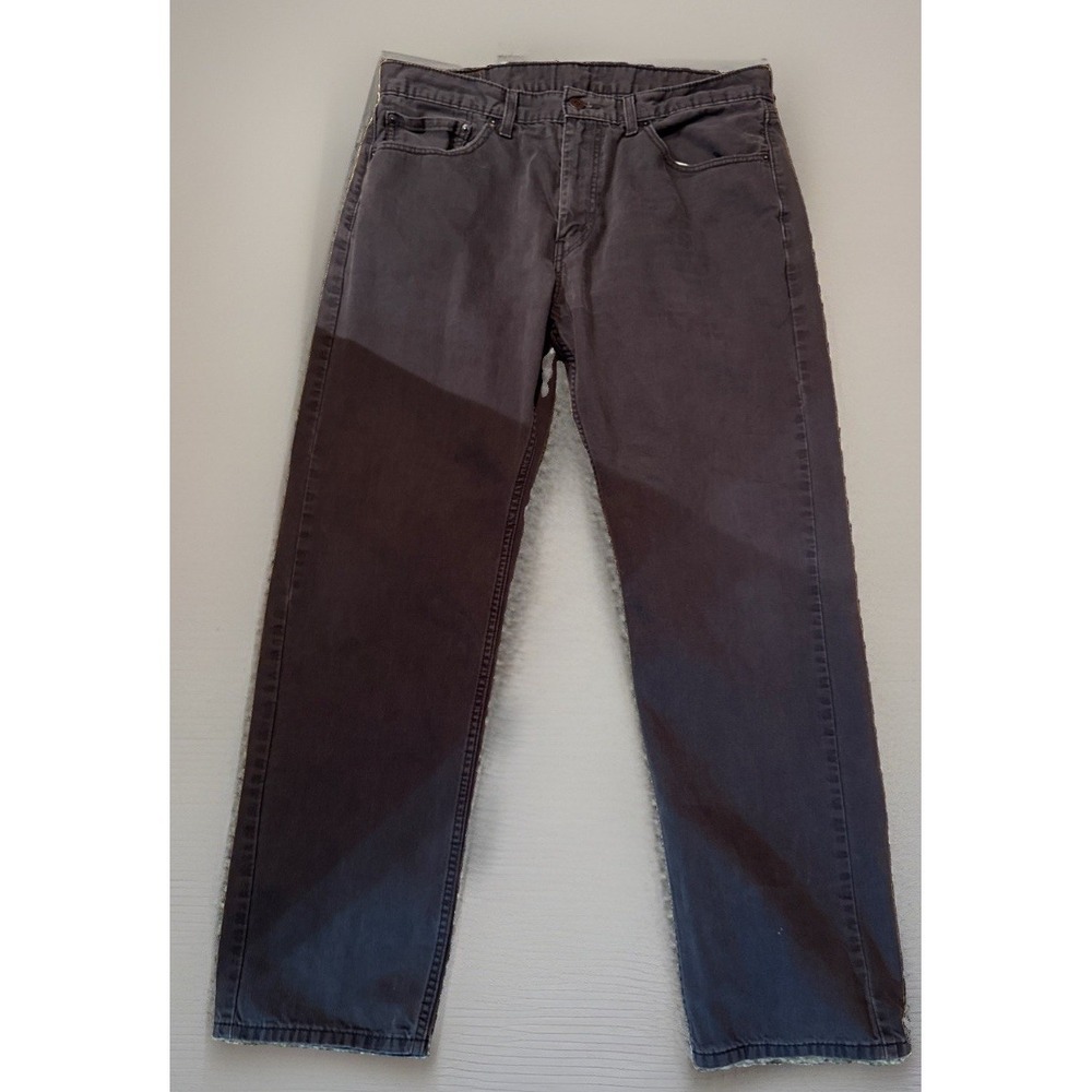 Vintage Levis 505 Jeans Mens 36x32 grey Straight Leg Denim USA Y2K white tag